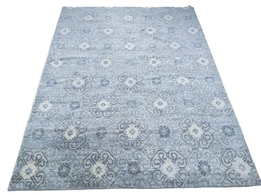 Casablanca Celeste Hand Knotted Wool Rug - Coppola Home