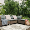 Positano Medallion Reversible In&Outdoor Rug - Coppola Home