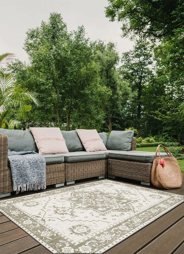 Positano Medallion Reversible In&Outdoor Rug - Coppola Home