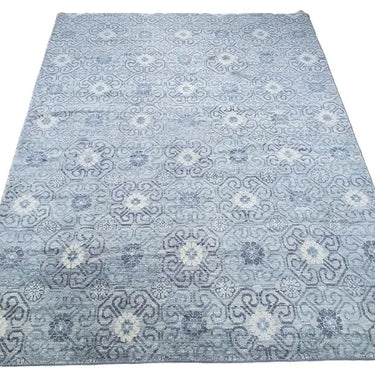 Casablanca Celeste Hand Knotted Wool Rug - Coppola Home