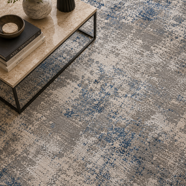 Toledo Royale Easy Care Rug - Aqua