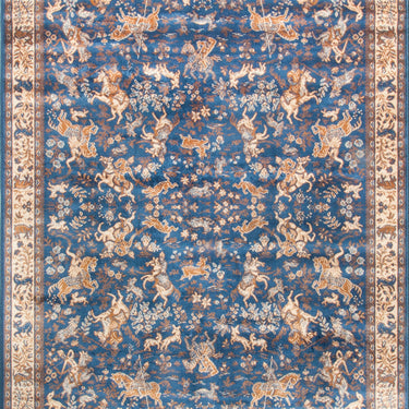 Budapest Azure Viscose Rug