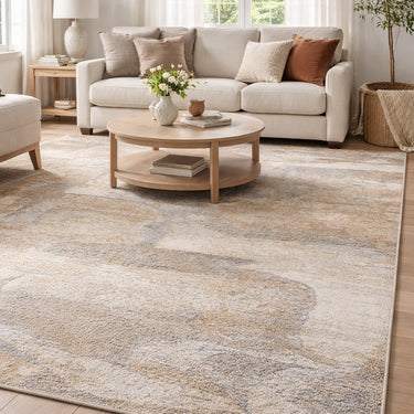 Zurich Sandstone Easy Care Rug