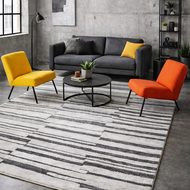Zurich Charcoal Easy Care Rug