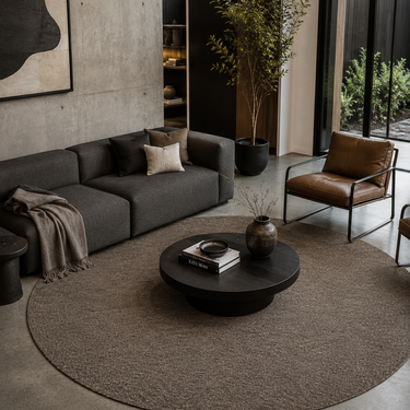 Buenos Aires Hand Tufted Wool Round Rug