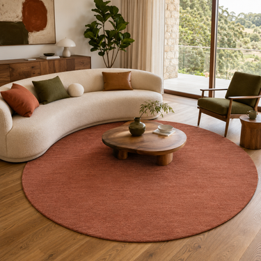 Buenos Aires Hand Tufted Wool Round Rug