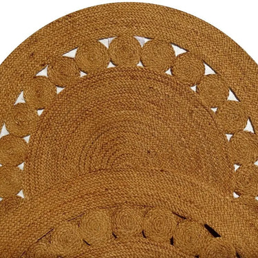 Bruges Rose Round Jute Rug - Coppola Home