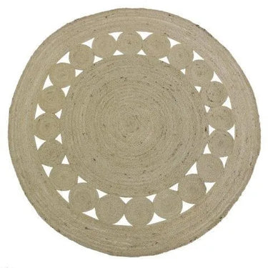 Bruges Rose Round Jute Rug - Coppola Home