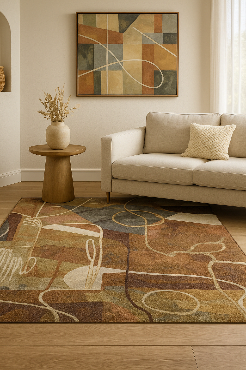 Eclipse Round Rug Eclipse 63799 Easy Care Rug – Coppola Home