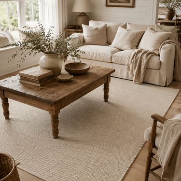 Kuta Flatweave Cotton and Jute Rug