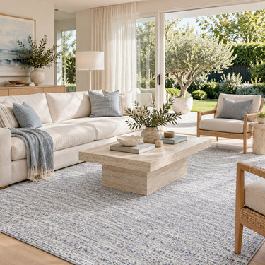 Agra Hand Loomed Wool Rug (Coastal)