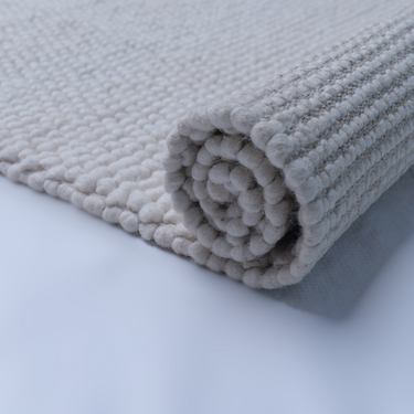Siena Boucle Weave Wool Rug (Neutral Tones)