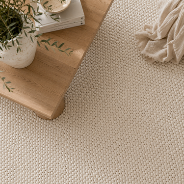 Siena Boucle Weave Wool Rug (Neutral Tones)