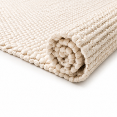 Siena Boucle Weave Wool Rug (Neutral Tones)