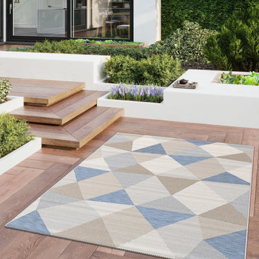 Cooney Island Geometric In&Outdoor Rug - Coppola Home