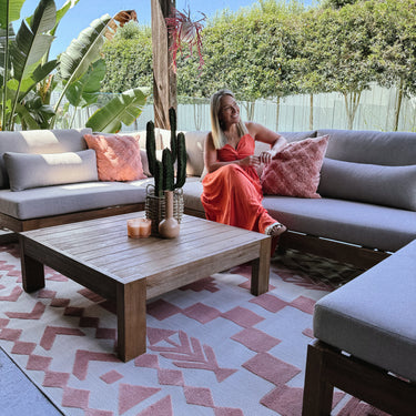 Rio Terracotta Flatweave In & Outdoor Rug
