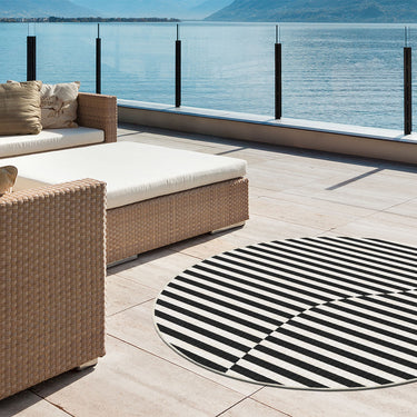 Positano Stripe Reversible In&Outdoor Rug