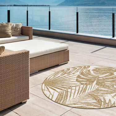 Positano Fern Reversible In&Outdoor Rug (Round)
