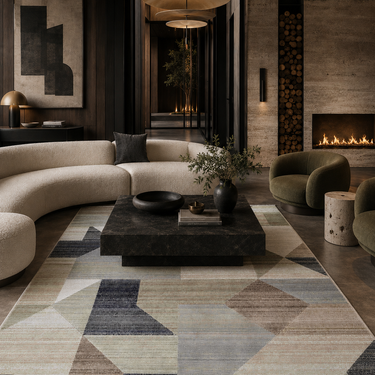 Ganges Geo Easy Care Rug