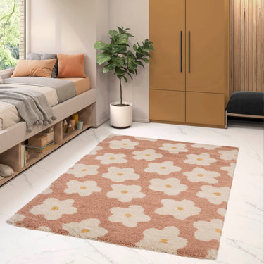 Tulum Flora Plush Easy Care Rug