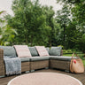 Positano DotGrid Reversible Round Rug - Coppola Home