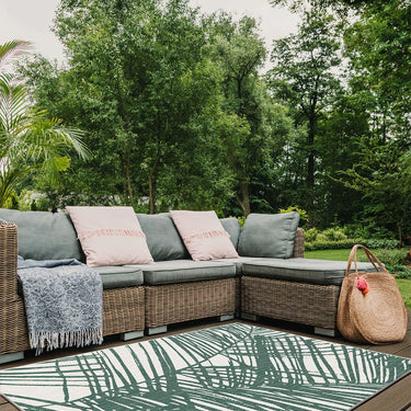 Positano Leaf Reversible In&Outdoor Rug - Coppola Home