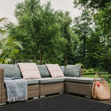 Positano Lines Reversible In&Outdoor Rug - Coppola Home