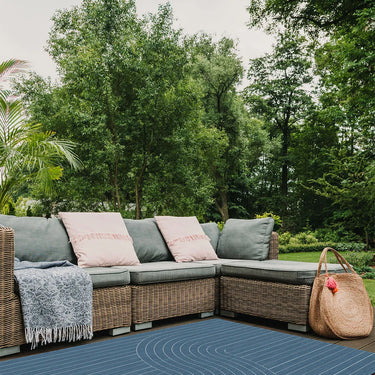 Positano Lines Reversible In&Outdoor Rug - Coppola Home